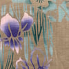 Antique Cotton Yucata (Green Iris & Flowers) 