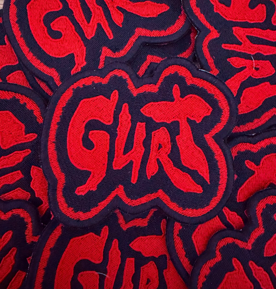 Image of Red LOGO - embroidered patch