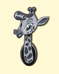 Image 2 of Giraffe wooden bust