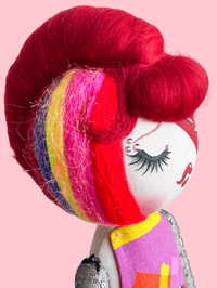 Image 2 of BOWIE INSPIRED MEDIUM ART DOLL 3