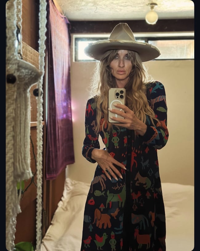 70s animal kingdom maxi cardigan zodiac