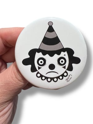 Gloomy Clown 2.25 inch buttons