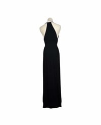 Image 2 of Forever 21 Boho Embroidered Floral Maxi Dress – Black Sleeveless Festival Dress Size Small