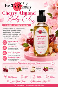 Cherry Almond Body Oil 8 oz 