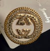 Gold Fashionista Brooch