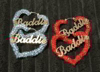 Bedazzled baddie earrings