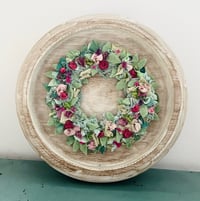 Image 1 of Rustic Framed Wreath - Spring 