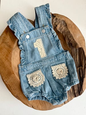 Image of Denim one overalls
