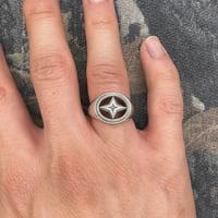 Image 3 of Cut Star Signet Ring