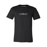 Image 1 of Black 3M Reflective Unlinkable I'm Around Though T-Shirt