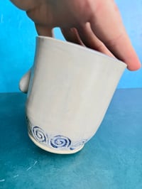 Image 4 of Blue and White Titty Tumbler No. 1