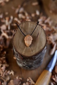 Image 2 of Acorn— Pendant Necklace 