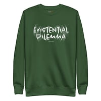 Image 2 of Existential Dilemma Unisex Premium Dark Sweatshirt