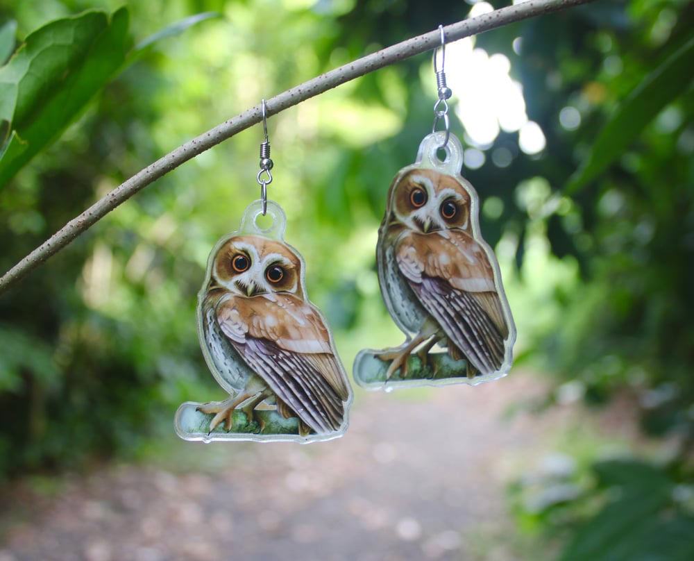 Mucarito Owl Earrings | Puerto Rican Owl