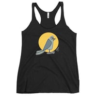 Image 1 of Women's Racerback Bird 1 (Yellow)