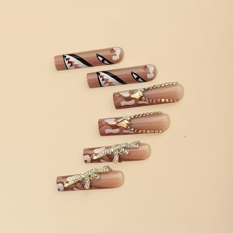 Image of Brown Camo Bape Queen