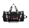 PINK duffle bags (dark colors)