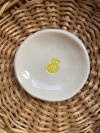 Image 4 of Little Dish, Choose from Love, Hello, a Bee or a Toadstool design