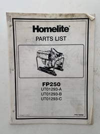 Image 8 of (8) Homelite Shop Manuals / Parts Lists
