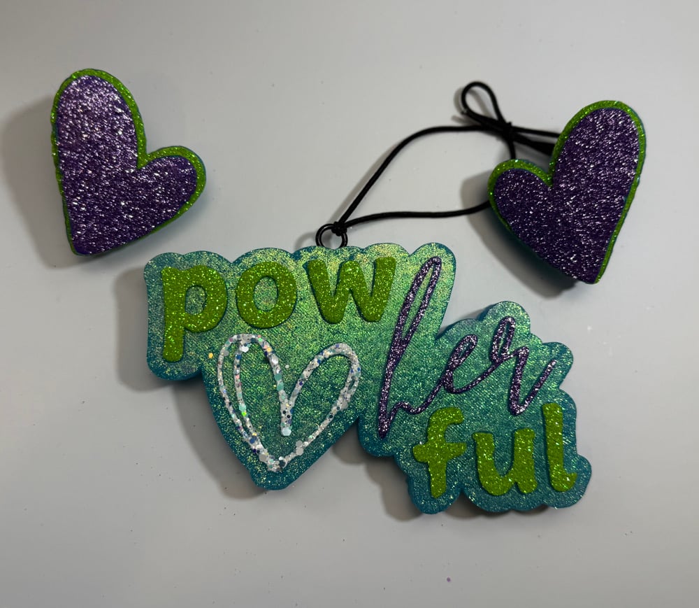 Image of PowHERful Blue Car Freshie Set