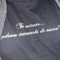 Image 1 of Te extraño… baby tee <3