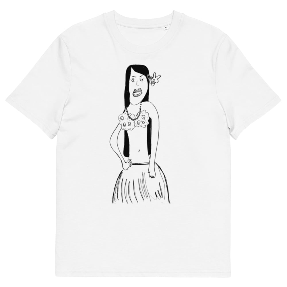 Hula Girl - Unisex organic cotton t-shirt