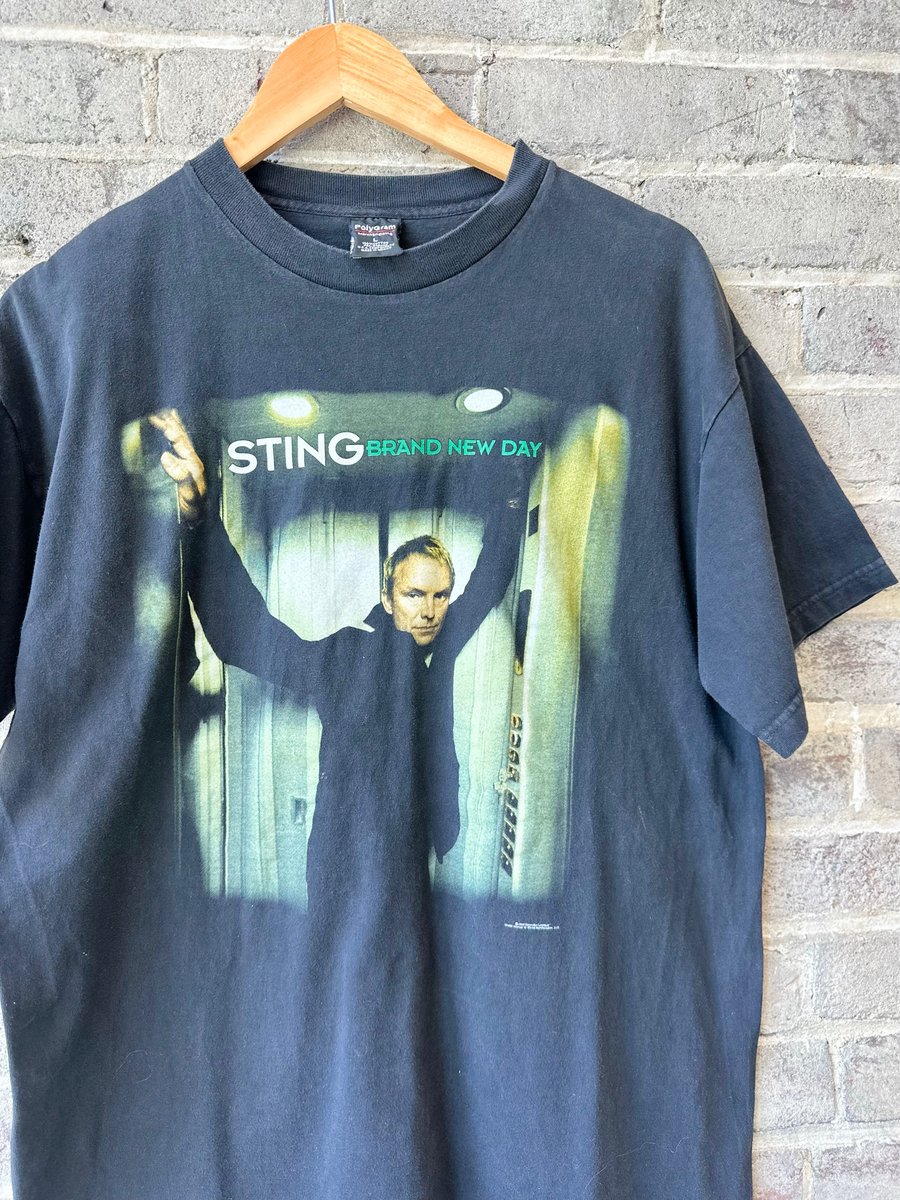 Image of 1999 Vintage “STING - BRAND NEW DAY” TOUR 2000 Concert Tee, SIZE: LARGE