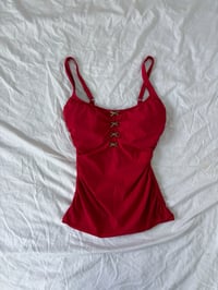 Image 1 of 00s Red tank top // M