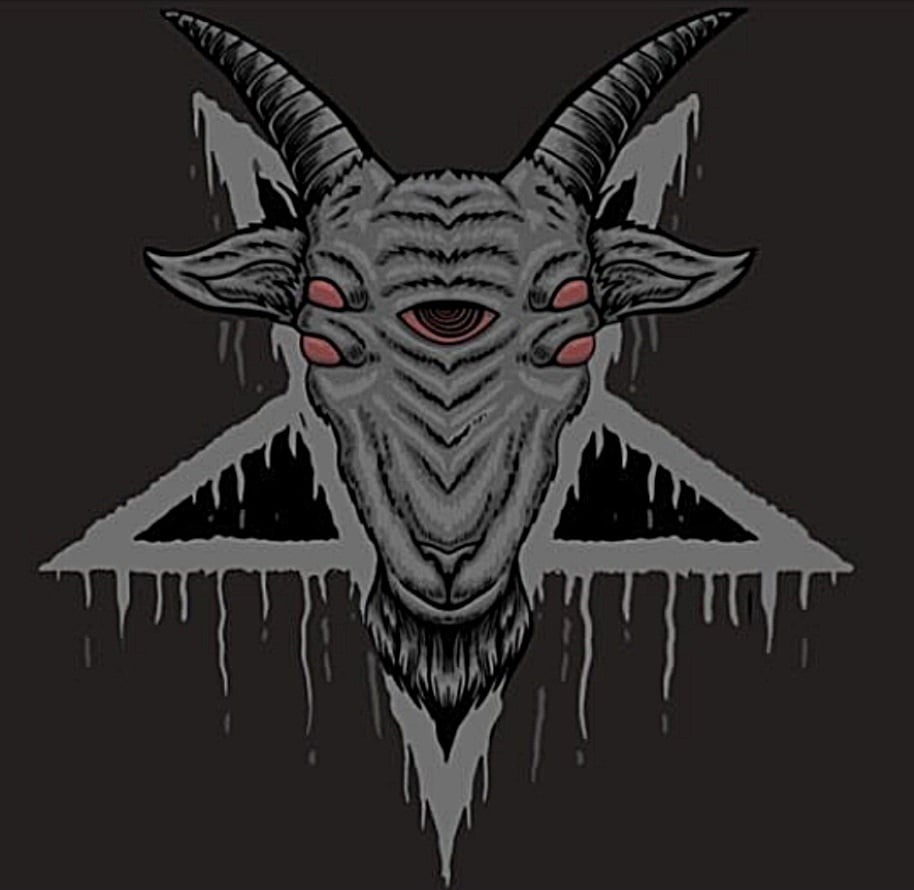 Image of MH HEAD GOAT BLACK SHIRT