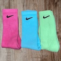 Image 1 of Hand Dyed Nike Dri- Fit Crew Socks