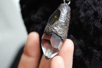 Image 4 of dead good chunky quartz and wasp amulet