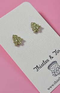 Image 2 of Teeny Tiny Christmas Tree Studs - SKU 427