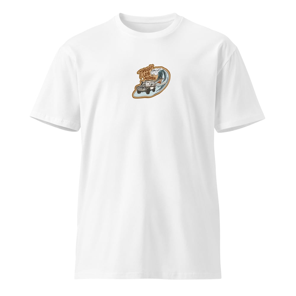 Image of Troopy Gear Australia Surfer Unisex Premium T-shirt