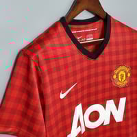Image 4 of Manchester United 11/12 Retro Home Jersey