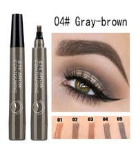 Image 4 of Waterproof Liquid Eyebrow Pen, Long-lasting Smudge Proof Eye Brow Makeup Product