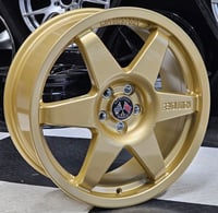 Image 2 of 18'' REVOLUTION MILLENIUM ALLOY WHEELS FITS 5X100 ET38 GOLD