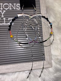 Image 1 of Silver Lining Large Hoops