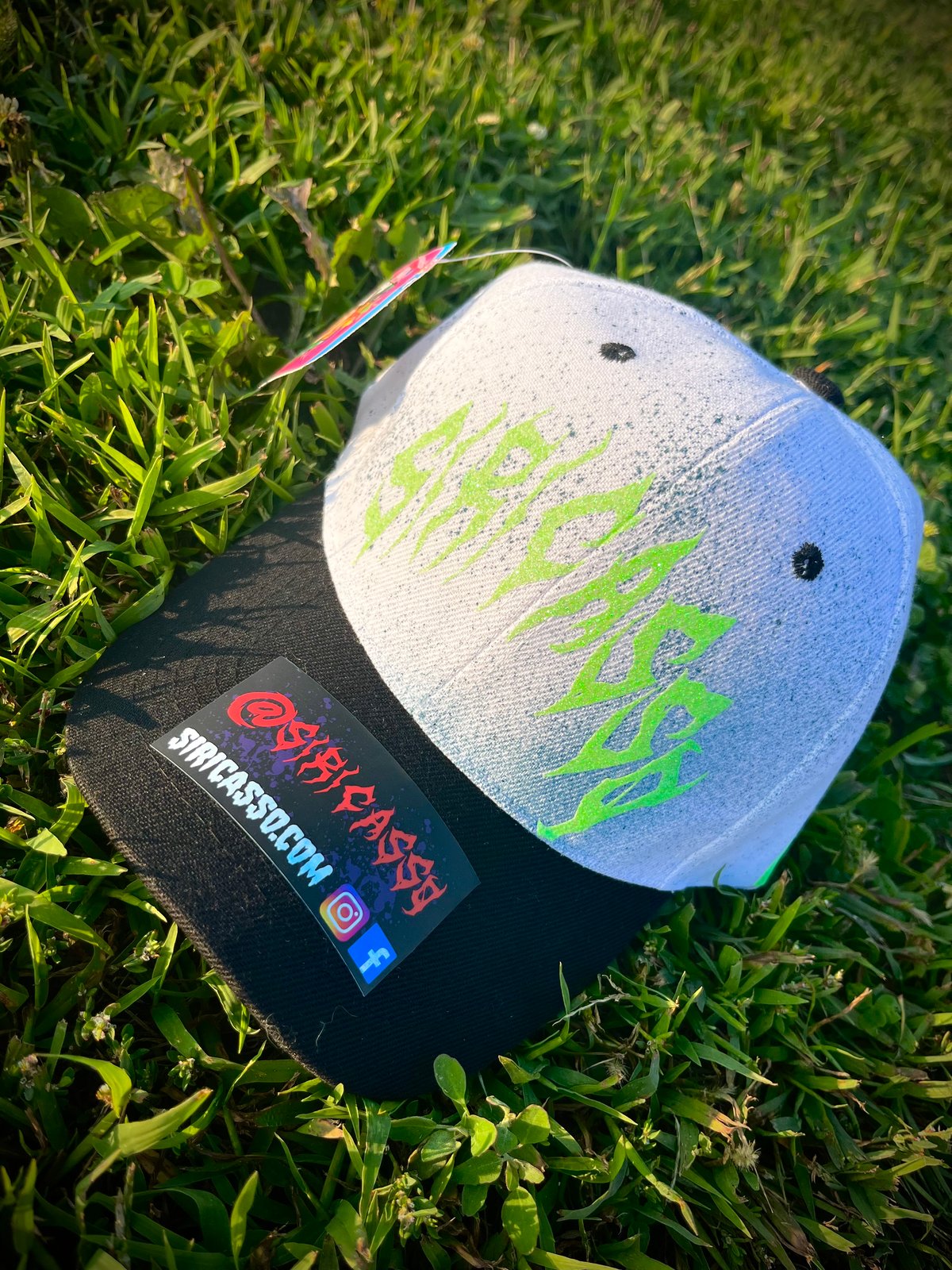 Green glow shop hat