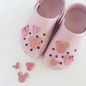Image of Sparkle Mouse Croc Charms (Set of 2)