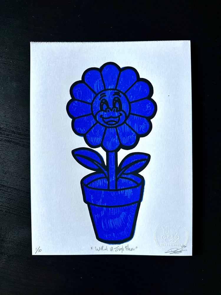 Image of Without A Single Flower : ScreenPrint.