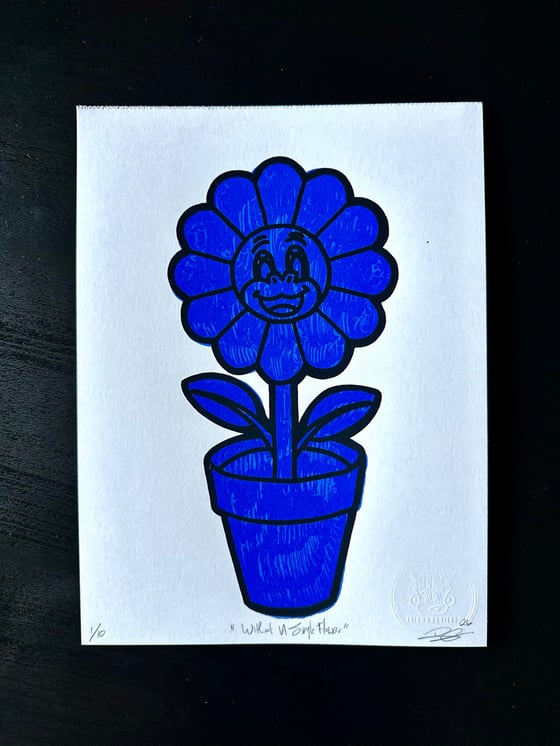 Image of Without A Single Flower : ScreenPrint.
