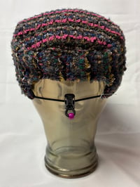 Image 6 of PINK KNIT PAINTERS CAP