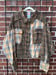Image of Size XL oversized cropped flannel