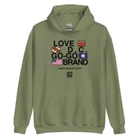 Image 2 of LOVEDCGOGO "A MITCHCRAFT JOINT" Light Unisex Hoodie (see color options)