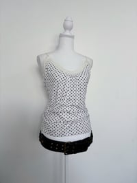 Image 1 of 00s Polka dot tank top // L