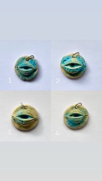 Image 2 of Blue Love Earth Pendant