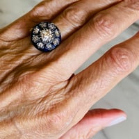 Image 6 of FRENCH ENAMEL & DIAMOND RING