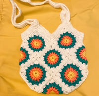 Image 3 of White Granny Square Bags