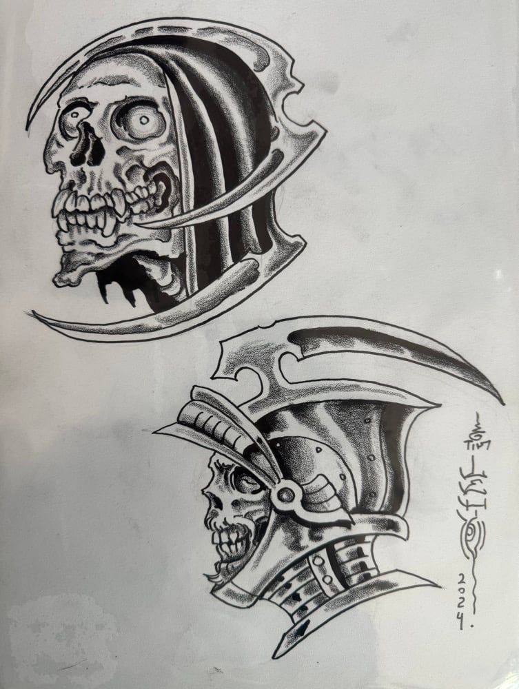 Image of Tim Lehi “Reapers & Wolves #69” Original Art