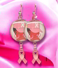 Image 10 of Breast Cancer Awareness Earrings